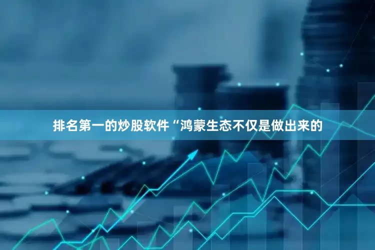 排名第一的炒股软件“鸿蒙生态不仅是做出来的